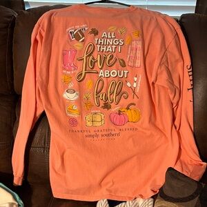 Pink simply southern shirt adult L